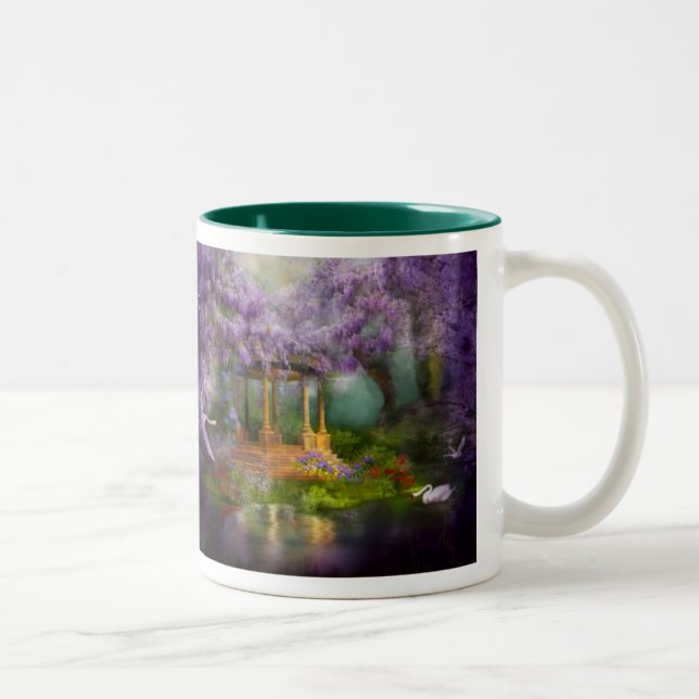 Wisteria sjömugg Två-Tonad mugg (Höger)