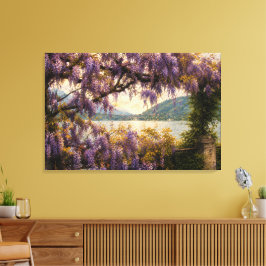 Wisteria Sjöutsikt Canvas