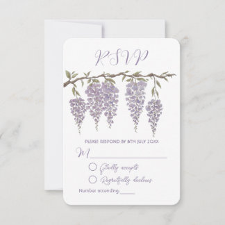 Wisteria-svarskort OSA Kort