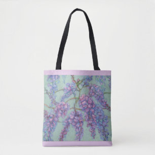 Wisteria Tote Bag Tygkasse