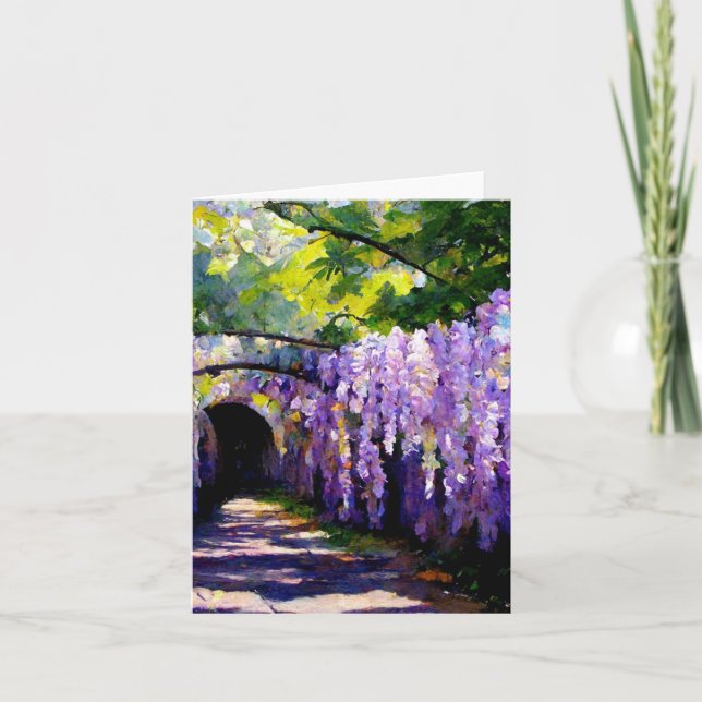 Wisteria-tunneln Anteckningskort (Framsida)