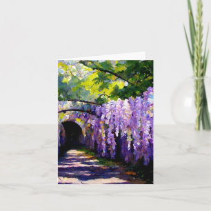 Wisteria-tunneln Anteckningskort