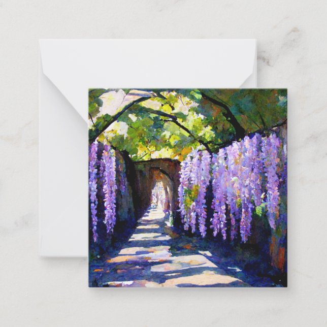 Wisteria-tunneln Anteckningskort (Framsida)
