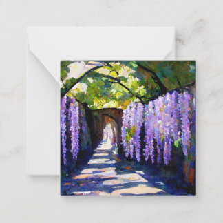 Wisteria-tunneln Anteckningskort
