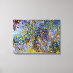 Wisteria vid Claude Monet, vintageImpressionism Canvastryck