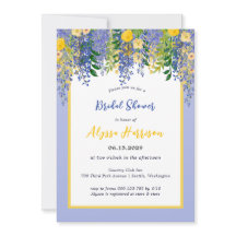 Wisteria Watercolor Blommigt Möhippa