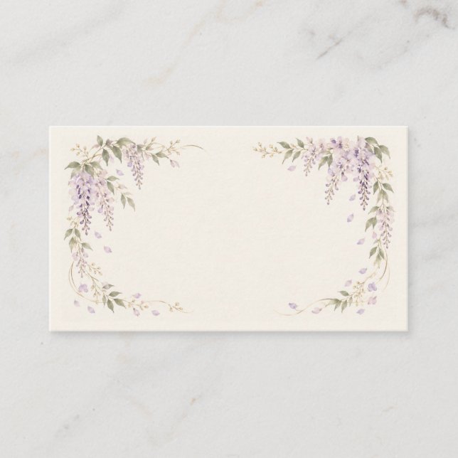 Wisteria Wedding Invitation Tilläggskort (Framsida)