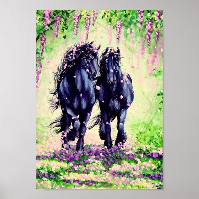 "Wistful Friesians" Poster (Framsidan)