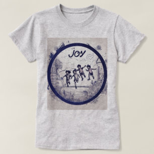 "Wit Einternal Joy: Vibrant Multi-Färg T-Shirt" T Shirt