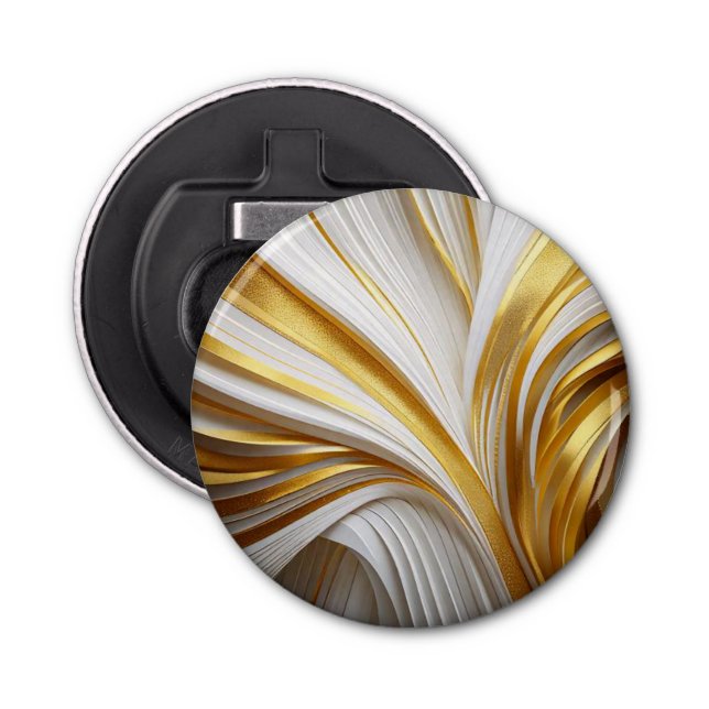 Wit Goud Retro  Flasköppnare (Framsidan)