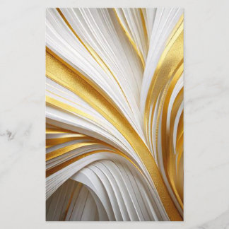 Wit Goud Retro Flygblad