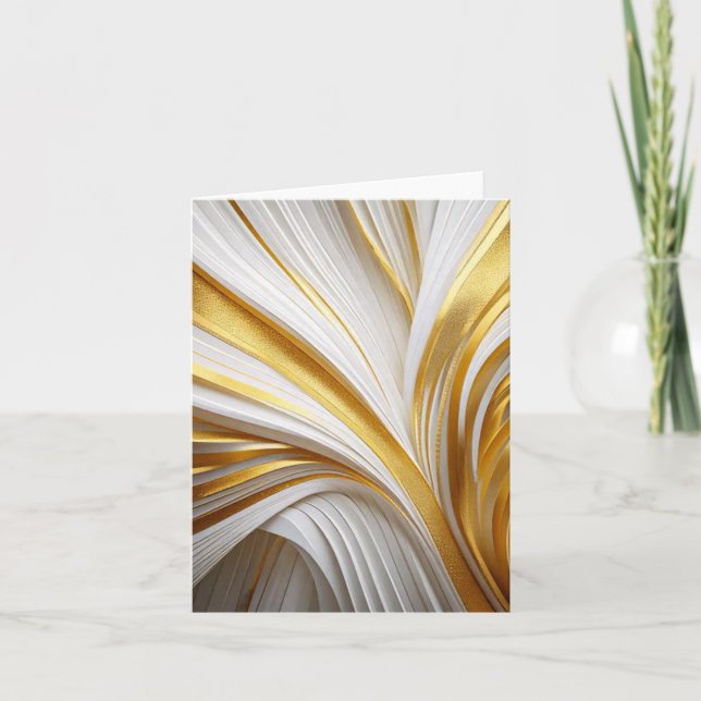 Wit Goud Retro  Meddelande (Framsida)