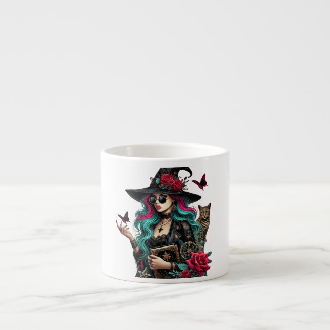 Witch Aesthetic Art Mugg Espressomugg (Framsidan)
