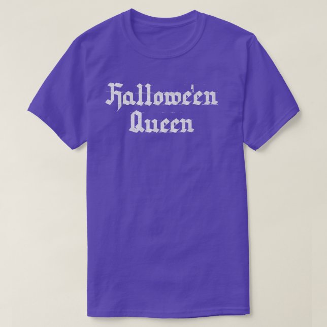 Witch Aesthetic Goth Gothic HallSkor'en Queen T Shirt (Design framsida)
