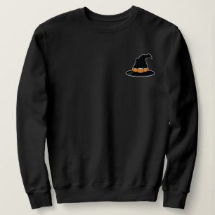Witch är med Orange Illustration Halloween T Shirt
