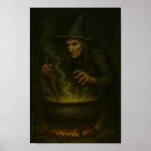 Witch at the Cauldron-Stirring Up Magic and Mayhem
