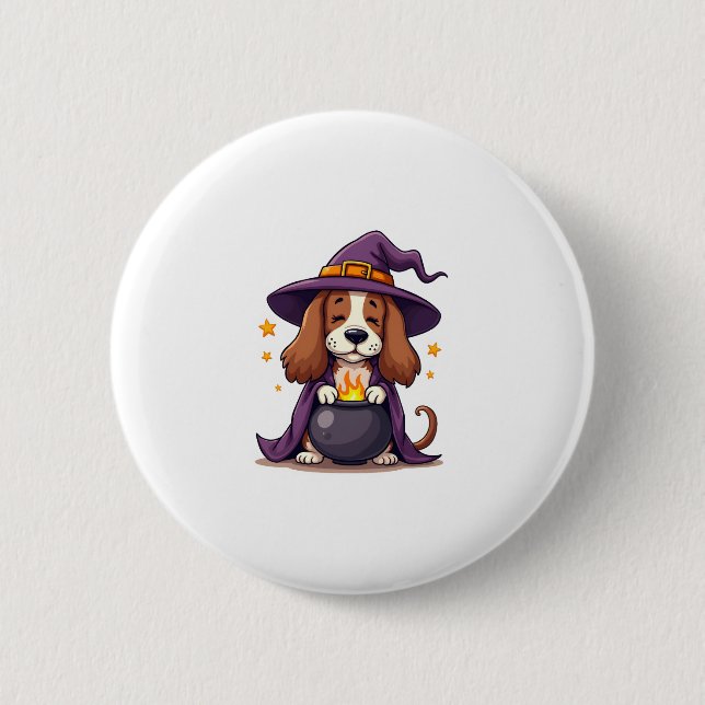 Witch Basset Brew Knapp (Framsida)
