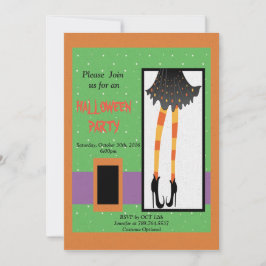 witch ben Halloween Inbjudningar