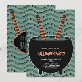 witch ben Halloween Inbjudningar