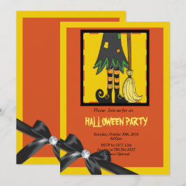 witch ben Halloween Inbjudningar