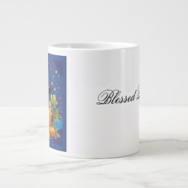 Witch Black Cat Kitten Pumpkin Specialty Mugg Jumbo Mugg