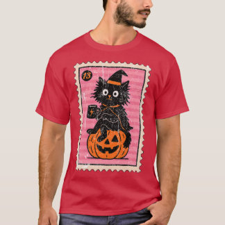 Witch Black Cat T Shirt