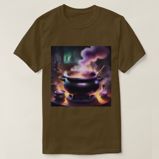 Witch Brew Brown T-Shirt (Design framsida)