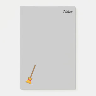 Witch Broom Lägg till text Post-it Block