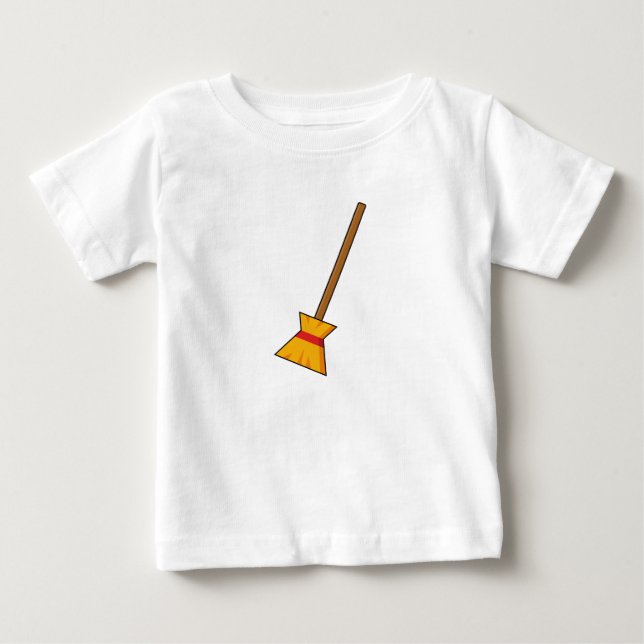 Witch Broom T Shirt (Framsida)
