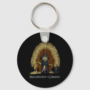 Witch Brooms Throne Roligt Halloween Girls Kids Nyckelring