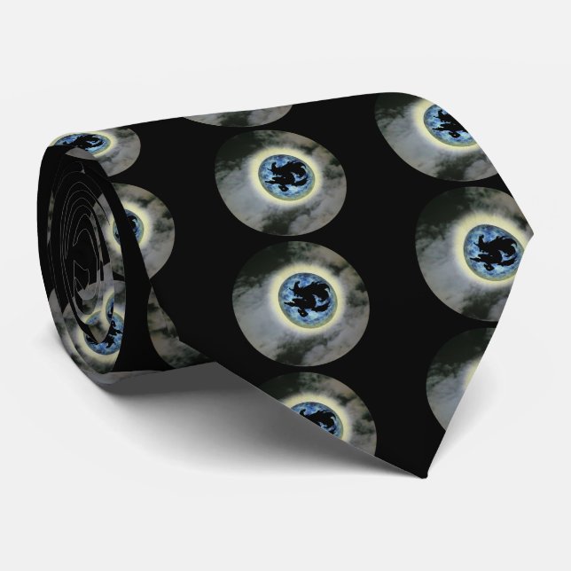 Witch Broomstick Full Moon Halloween Slips (Rullad)