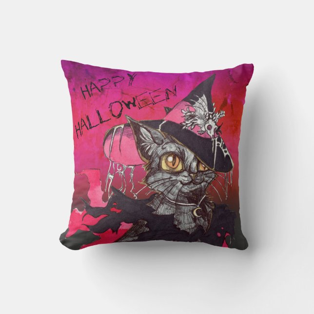 Witch Cat Kudde (Framsida)