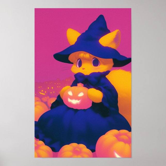 Witch Cat Poster (Framsidan)