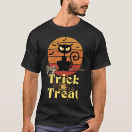 Witch Cat's Bus eller godis Äventyr T Shirt