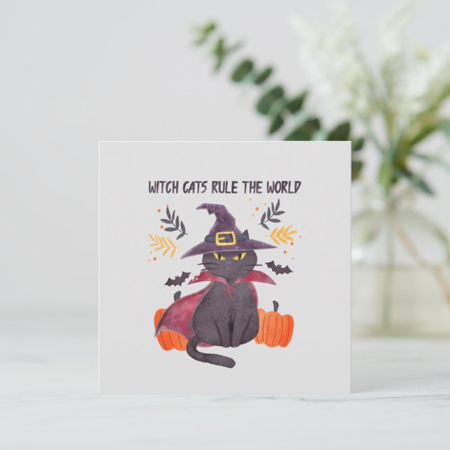 Witch Cats Rule World - Black Cat (Stående Fram)