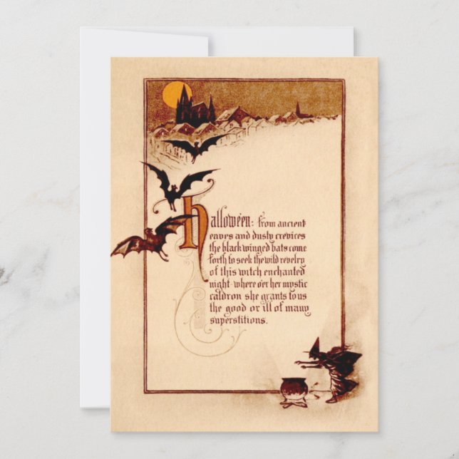 Witch Cauldron Fladdermus Full Moon (Framsida)