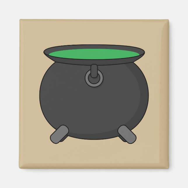 Witch Cauldron Magnet (Framsidan)