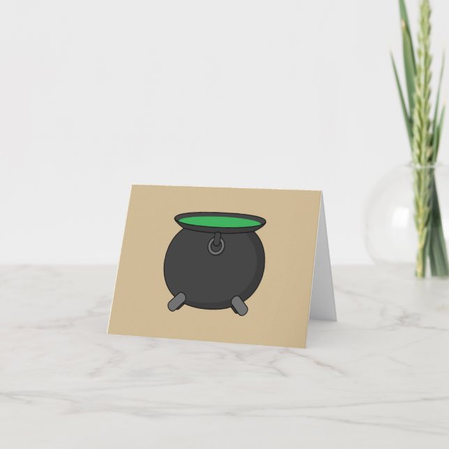 Witch Cauldron Tack Kort (Framsida)