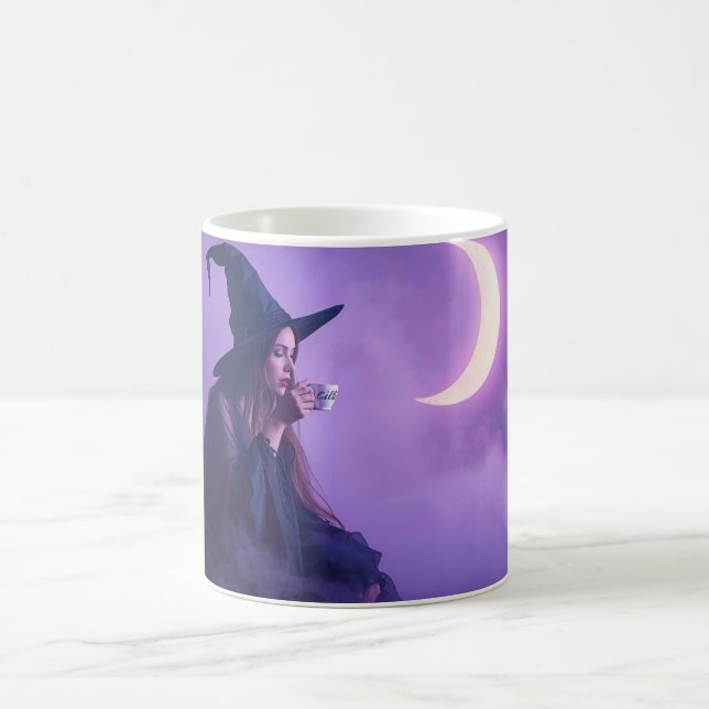 Witch Coffee Mug | Moonlight Halloween Cup Kaffemugg (Center)