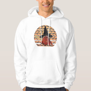 Witch Crab Funny Halloween Hermit Crab Älskare Hoodie