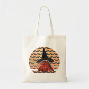 Witch Crab Funny Halloween Hermit Crab Älskare Tygkasse