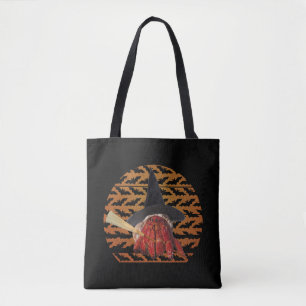 Witch Crab Funny Halloween Hermit Crab Älskare Tygkasse