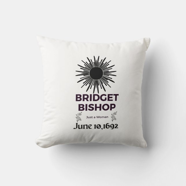 Witch Dekorativ kudde som påminde om Broar Bishop (Framsida)