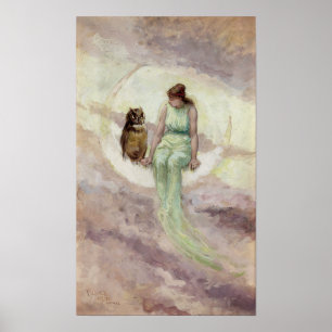 Witch dotter Frederick Stuart Church Poster