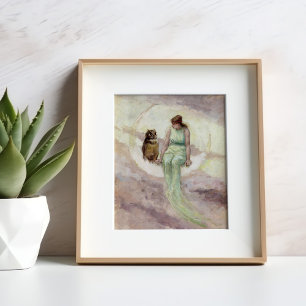 Witch dotter   Frederick Stuart Church Poster