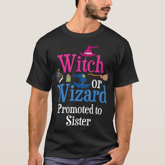 Witch eller Wizard befordrad till syster Kärlek so T Shirt (Framsida)