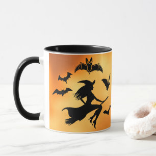 Witch Fladdermöss Måne Mugg