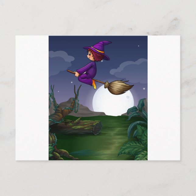 Witch-flygning Vykort (Framsida)