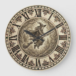 Witch Forest - Wall Clock  Stor Klocka