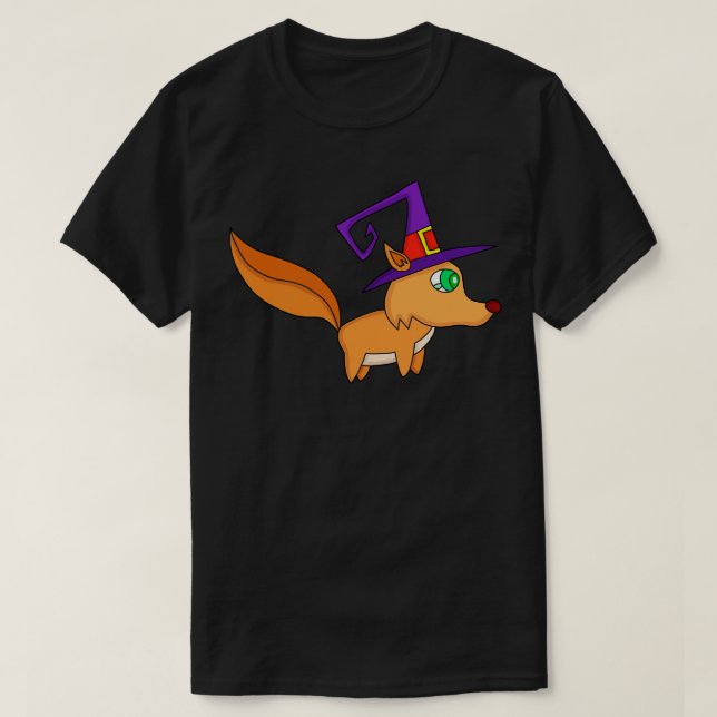 Witch Fox T Shirt (Design framsida)